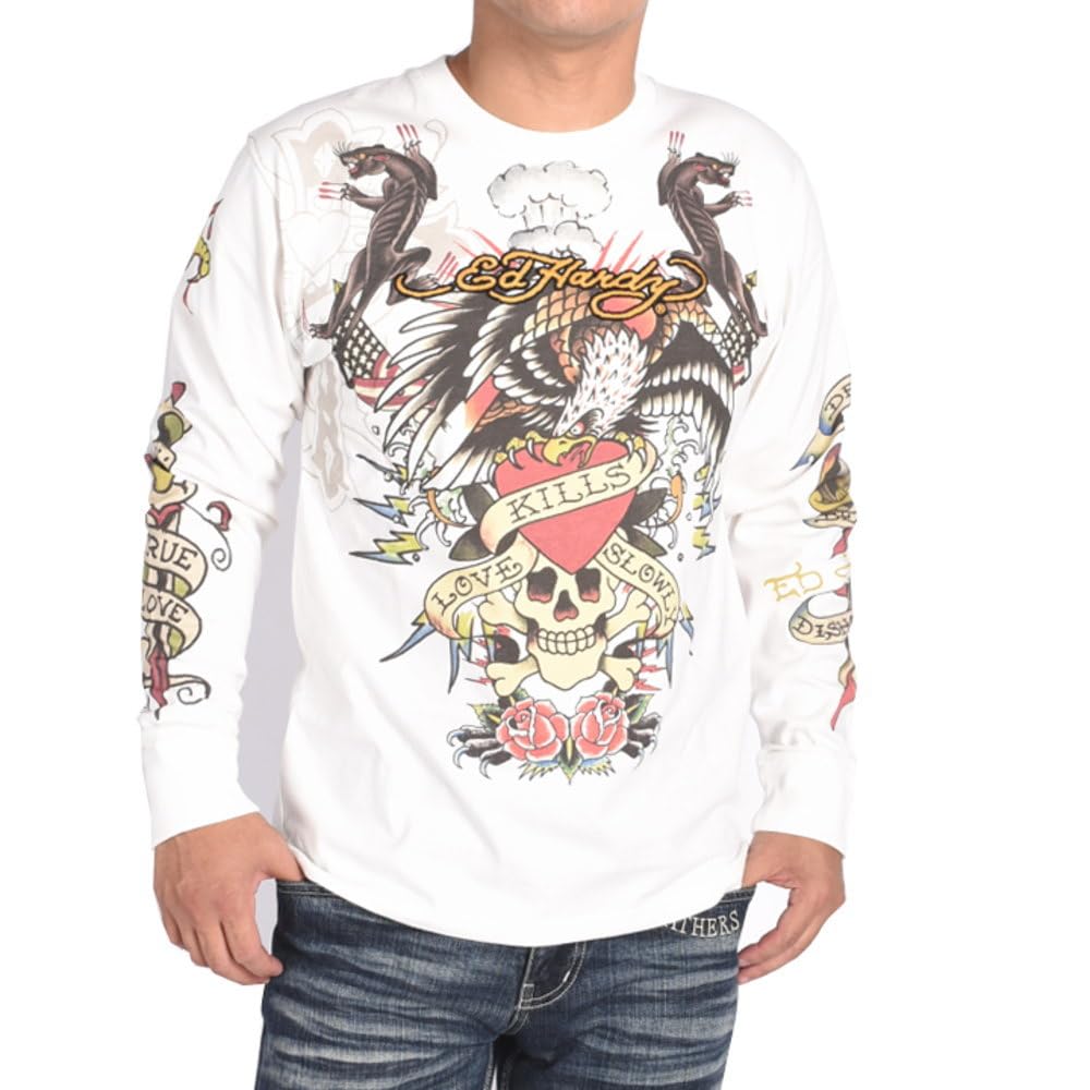 エドハーディ ロングTシャツ ☆送料・関税込み☆【Ed Hardy
