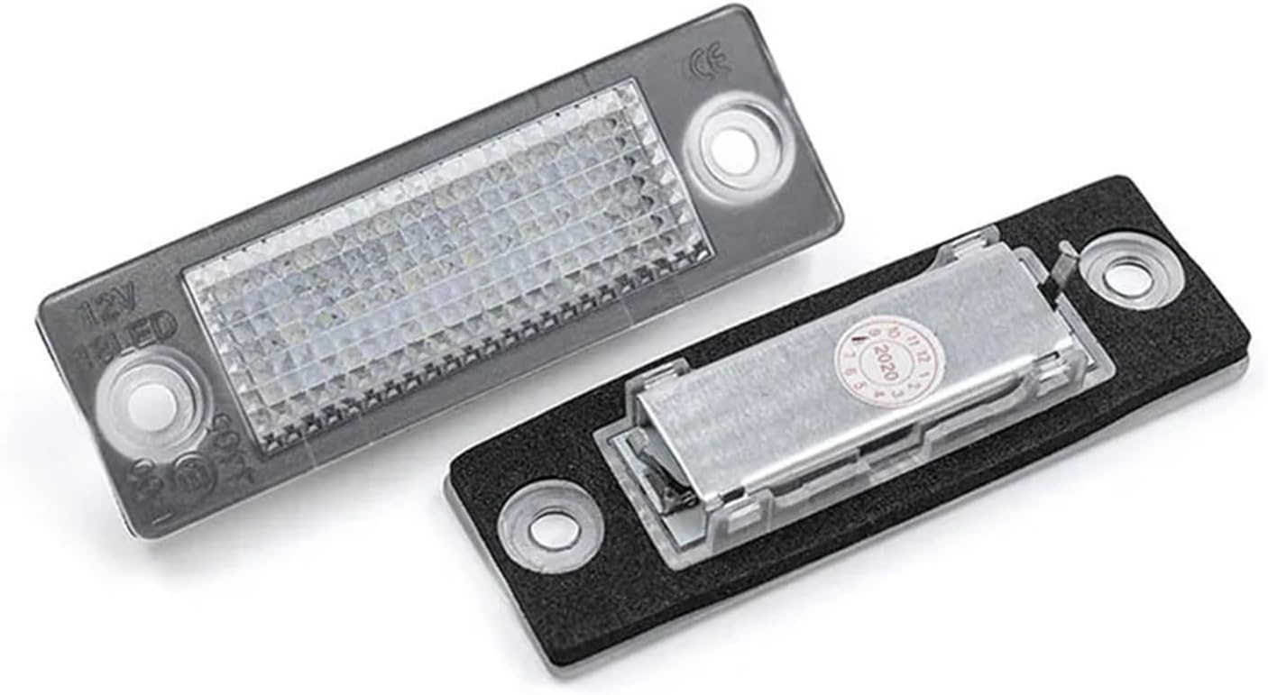 L-ed Number Plate Lamp Fit For Passat 3B/3C Fit For Touran Transporter T5 White License Plate Light Assembly