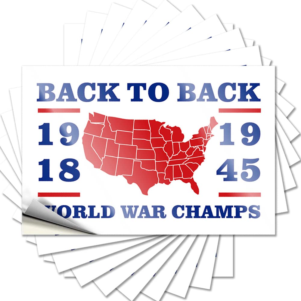 Western, Saying Classroom Soft Bath World War Champs | Scented Waterproof Vinyl Stickers(12X18CM)