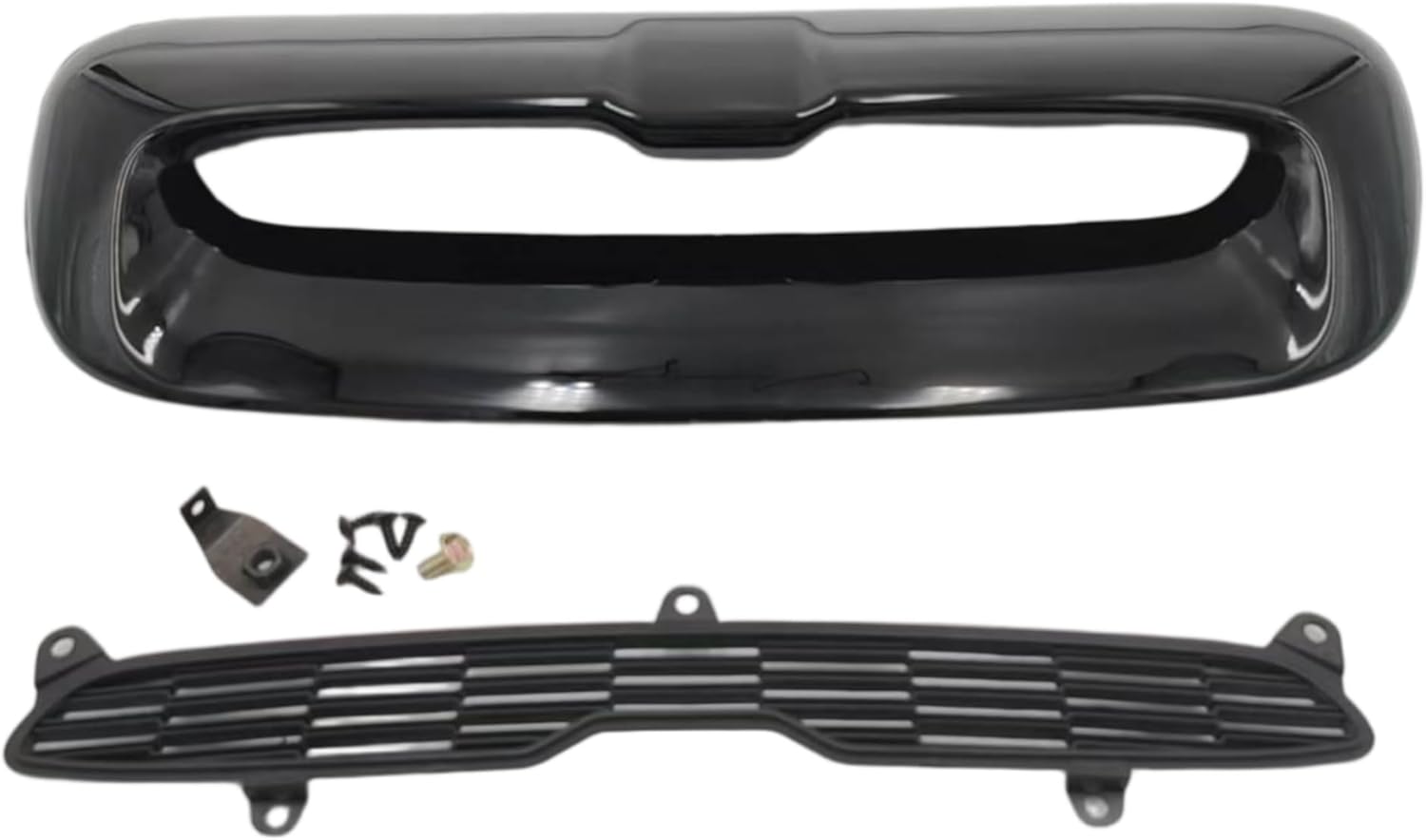Hood Scoop Vent Grille OE 51132756095 51132756096 51137148827 Painted Black Airflow Replacement for MINI R55 R56 R57 R58 R59 Cooper S/JCW 2007-2013
