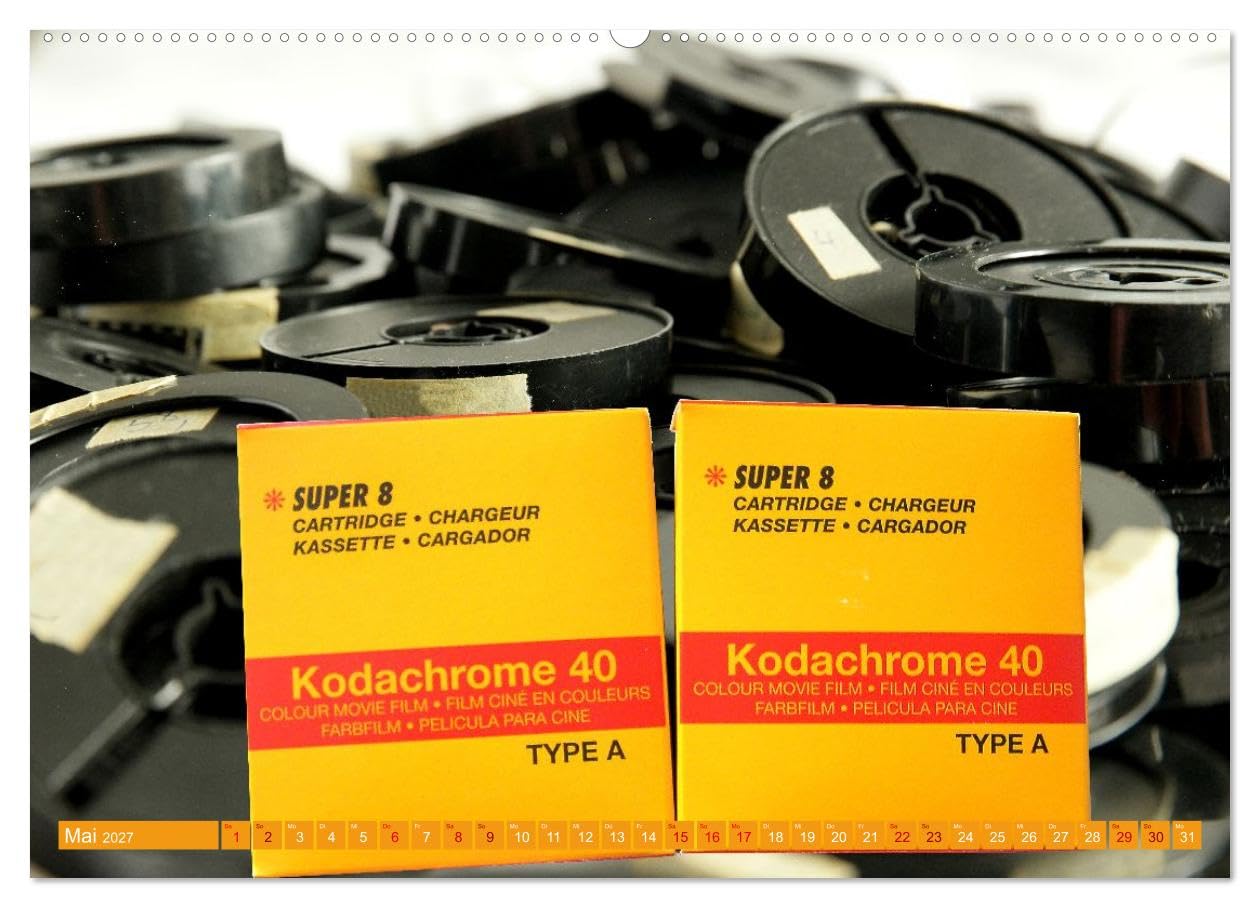 CALVENDO · Alle Macht für Super Acht - Super 8 Kalender (Kalender 2027) | DIN A2 Querformat · Premium-Wandkalender
