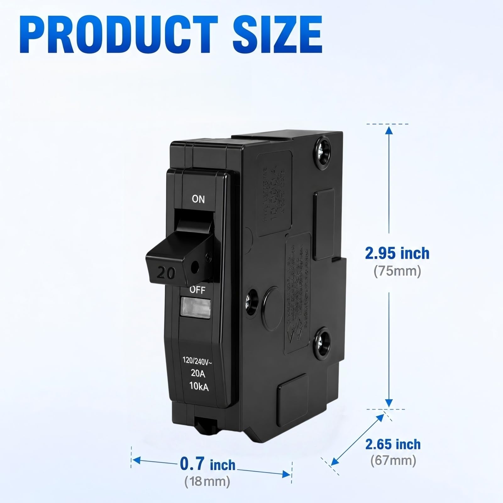 1-Pole 20 Amp Circuit Breaker, Compatible with QO120, for QO Load Centers — Amazon image 6
