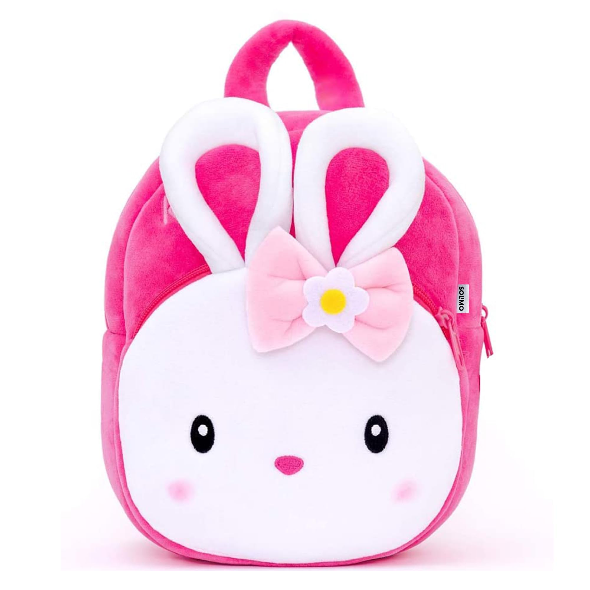 School Bag for Kids Boys and Girls, 14 Inch Small Backpack for Kid, 2-6 Year Old, Toddler, Unisex, Picnic, Casual, Travel, Birthday,Gift For Kids (Konggi Rabbit)-image-35