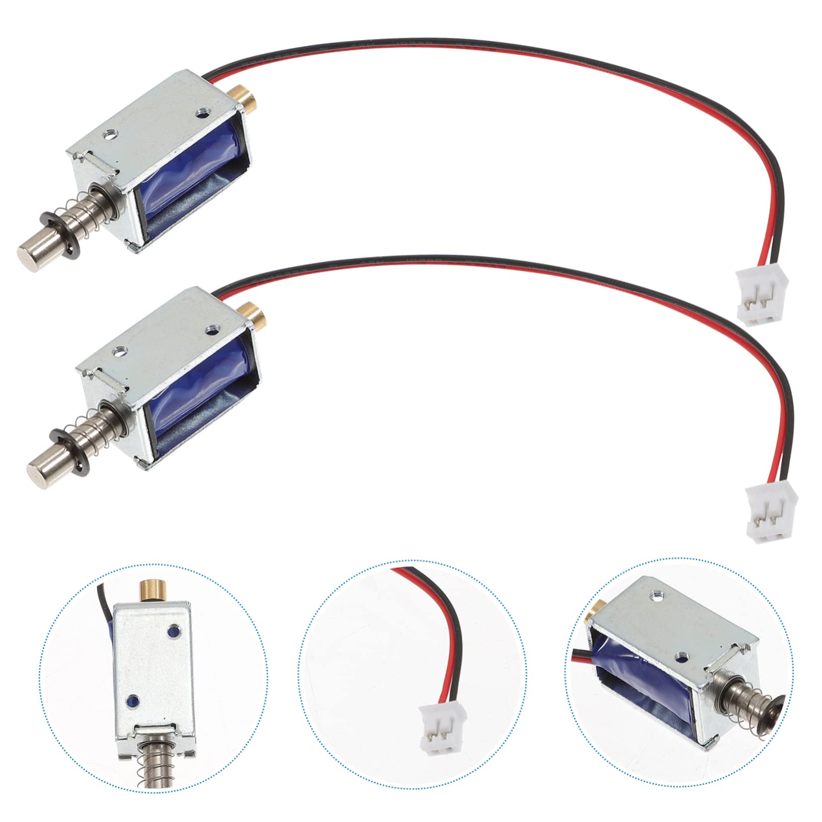Hohopeti 15stücke Teiliges Elektromagnet Mini Push-pull Solenoid Offenes Rahmen Design Für Vending Maschinen Und Haushaltsgeräte Schnelle Reaktionszeit Sekunden