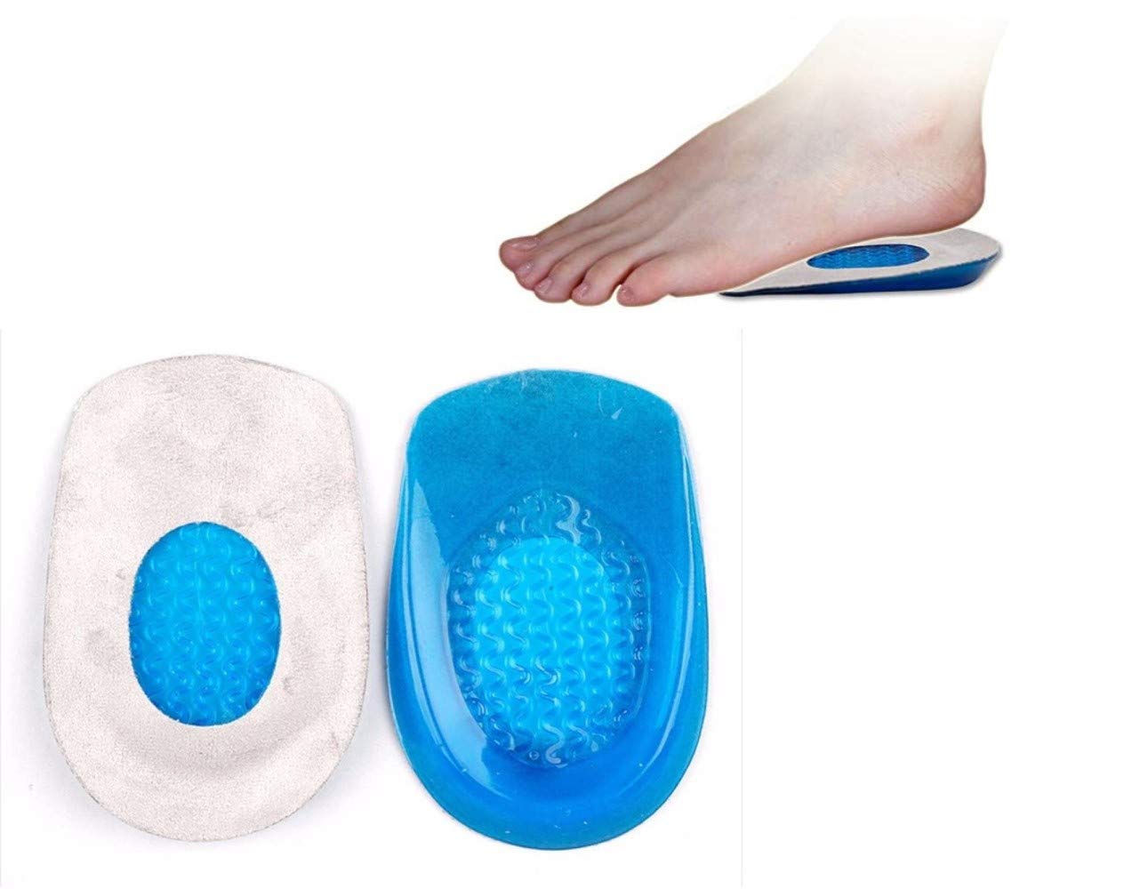 Pedimend posteriore 3 paia shoe Heel Pads | sollievo dal dolore solette in gel per fascite plantare | Sports cuscino sperone calcaneare gel imbottito supporto | posteriore del tallone cuscino