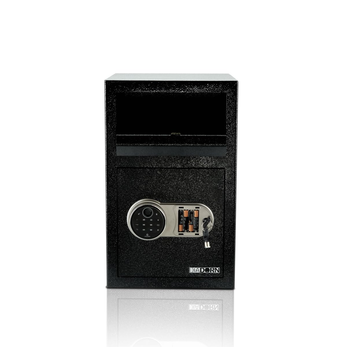 EINWURFTRESOR MIT EINWURFKLAPPE MIT FINGERPRINT PIN-CODE SCHLOSS | FINGERABDRUCK SCANNER