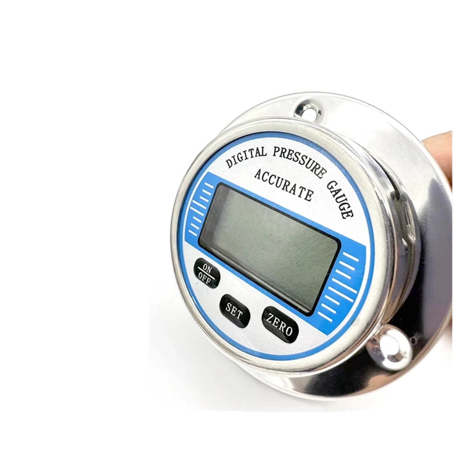 0,2% FS Axial Vakuum Unterdruckmessgerät Wasser Kraftstoff Digital Manometer 0-100Mpa Digital Manometer Piezometer(0-25Mpa,60mm dial Diameter)