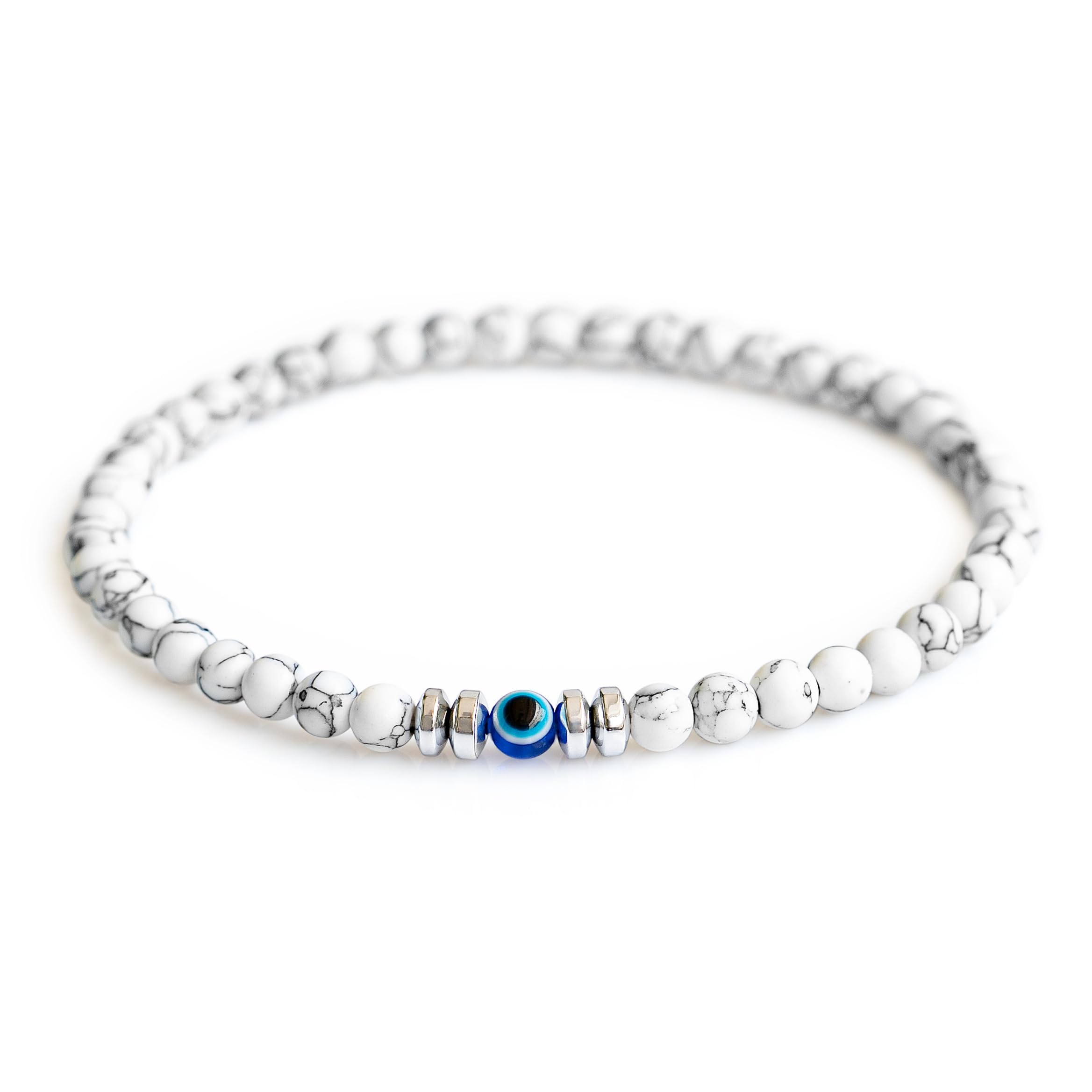 Lameybrt Auge des Bösen Blick Armband Schutz Stretch Armbänder nazar boncuk für Männer