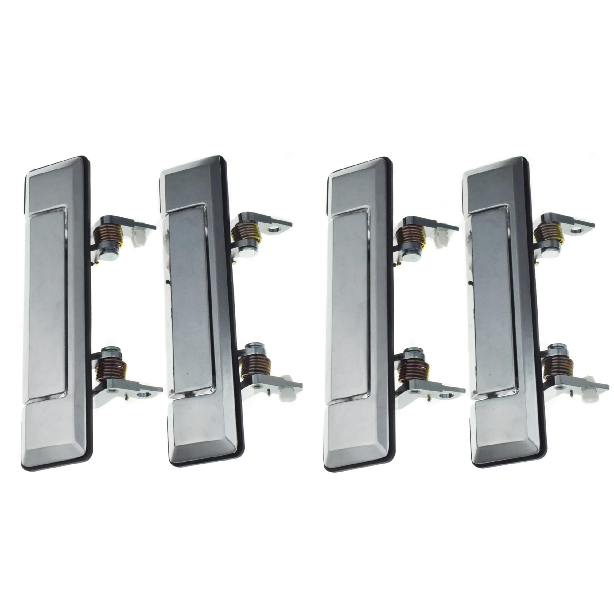 Hillar Chrome 4 Left Right Kit Door Outer Handle For Toyota For Land For Cruiser For 4Runner Exterior Door Handle 69210-90A00, 69220-90A00(Chrome 4 Left Right Kit)