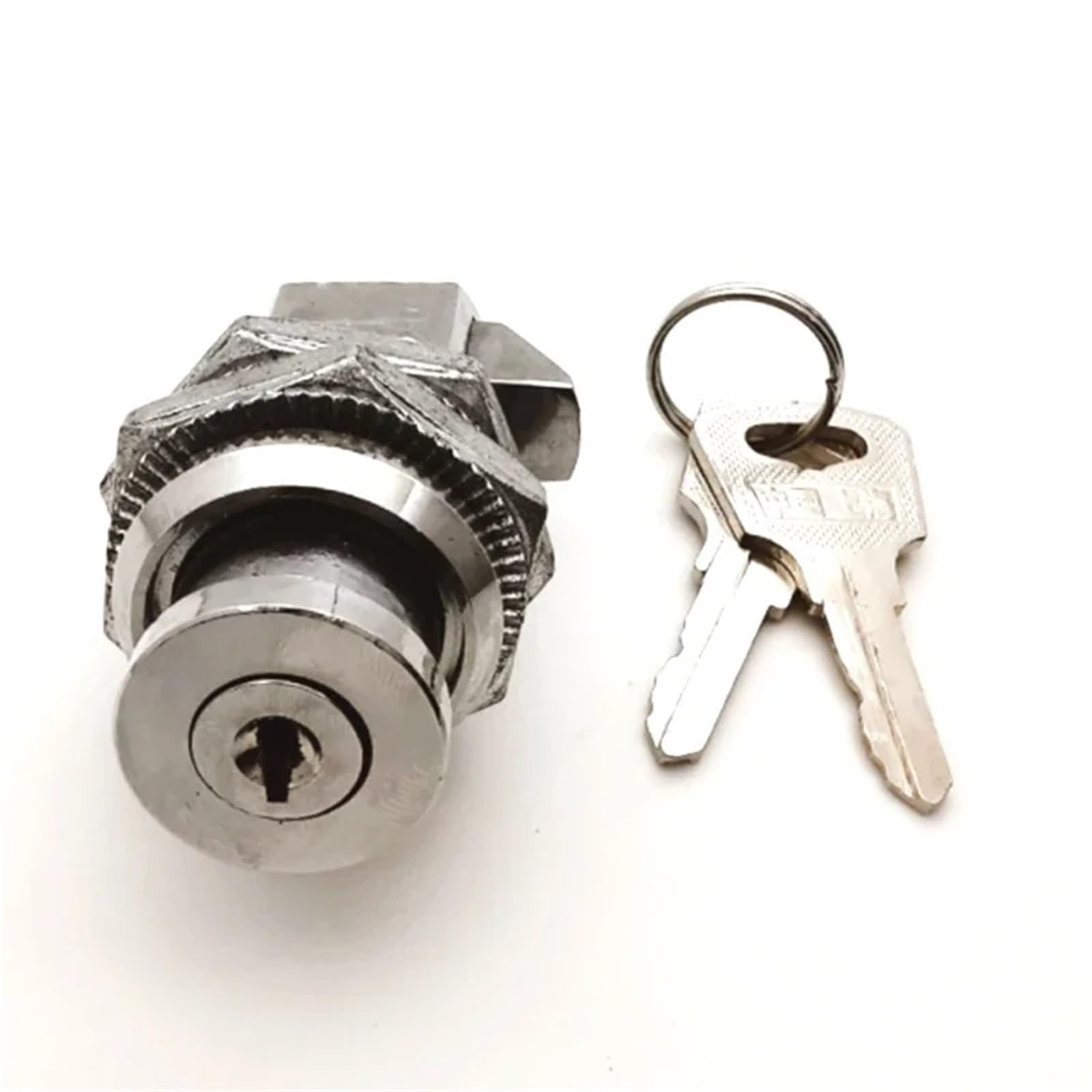 Jwvialel Key Cylinder Keyless Cabinet Lock With Or Key Drawer Furniture Showcase 1Pcs(Key Cylinder)