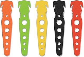 Westcott Saber Safety Cutters, Assorted Colors, 5 Pack (17379)