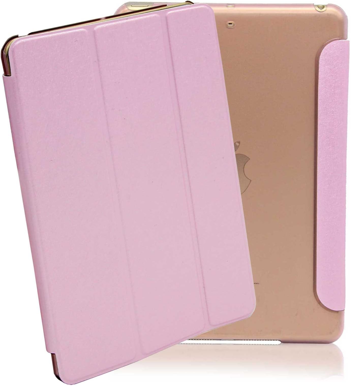 iPad Mini Case, Mini 2/3 Case, Dteck(TM) Slim Fit Lightweight Silk Bling Color Leather Scratch-Resistant Smart Case with Auto Wake/Sleep Back Cover for Apple iPad Mini 3/2/1 (Pink)