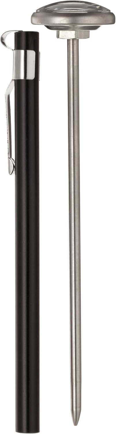 Klein Tools ET05 Digital Pocket Thermometer & Supco ST02 Stainless Steel Pocket Dial Thermometer, 5" Stem, 1" Dial, 0 to 220 Degrees F