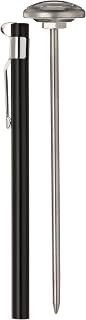 Supco ST02 Stainless Steel Pocket Dial Thermometer - 5" Stem, 1" Dial, 0-220°F for Fridge, Freezer, AC - Waterproof, Recalibratable