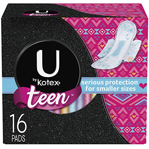 U By Kotex Teen Ultra Thin Pad, 16 Count (Pack of 2) - //coolthings.us