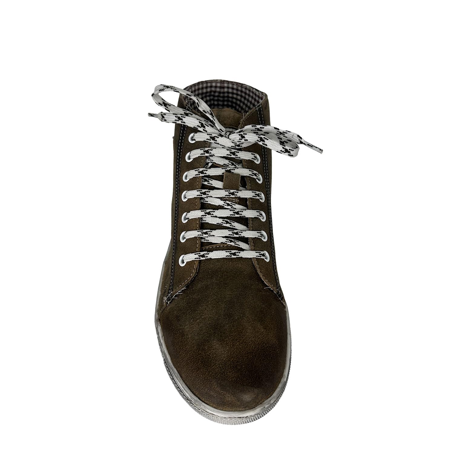 Maddox Herren Trachten Leder Schuhe Hohe Sneaker Marinus | Wood 45