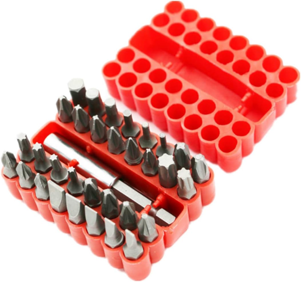 VCCA Screwdriver Bit Set Chrome Vanadium Steel Bit Set with