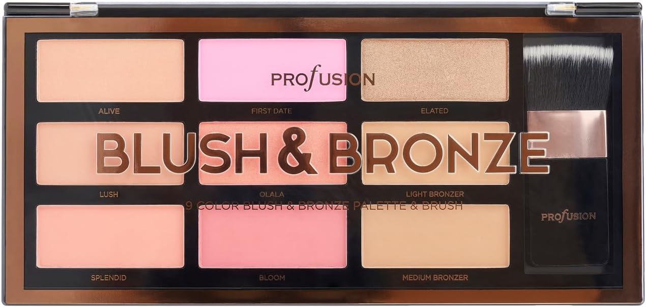 Profusion Cosmetics - Professional Artistry Pro Blush & Bronze Palette