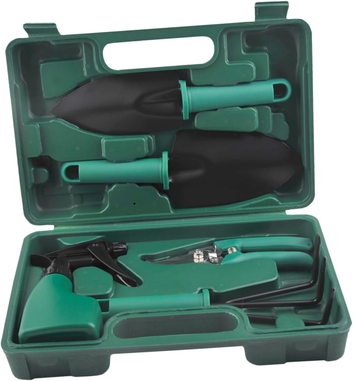 -one Gardening Tool Set Rakes Shovels Scissors Sprayer Tool Case Made of Stainless Steel Easy to Use