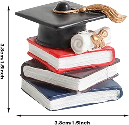 Miniatura 3 de Centros de mesa de graduación 2023 para decoración de mesa, libro de gorra de médico, suministros de fiesta de graduación, decoración de mesa de