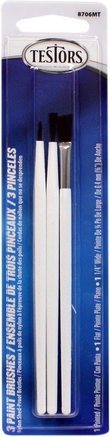 Testors 8706MT Economy Variety Paint Brush Set