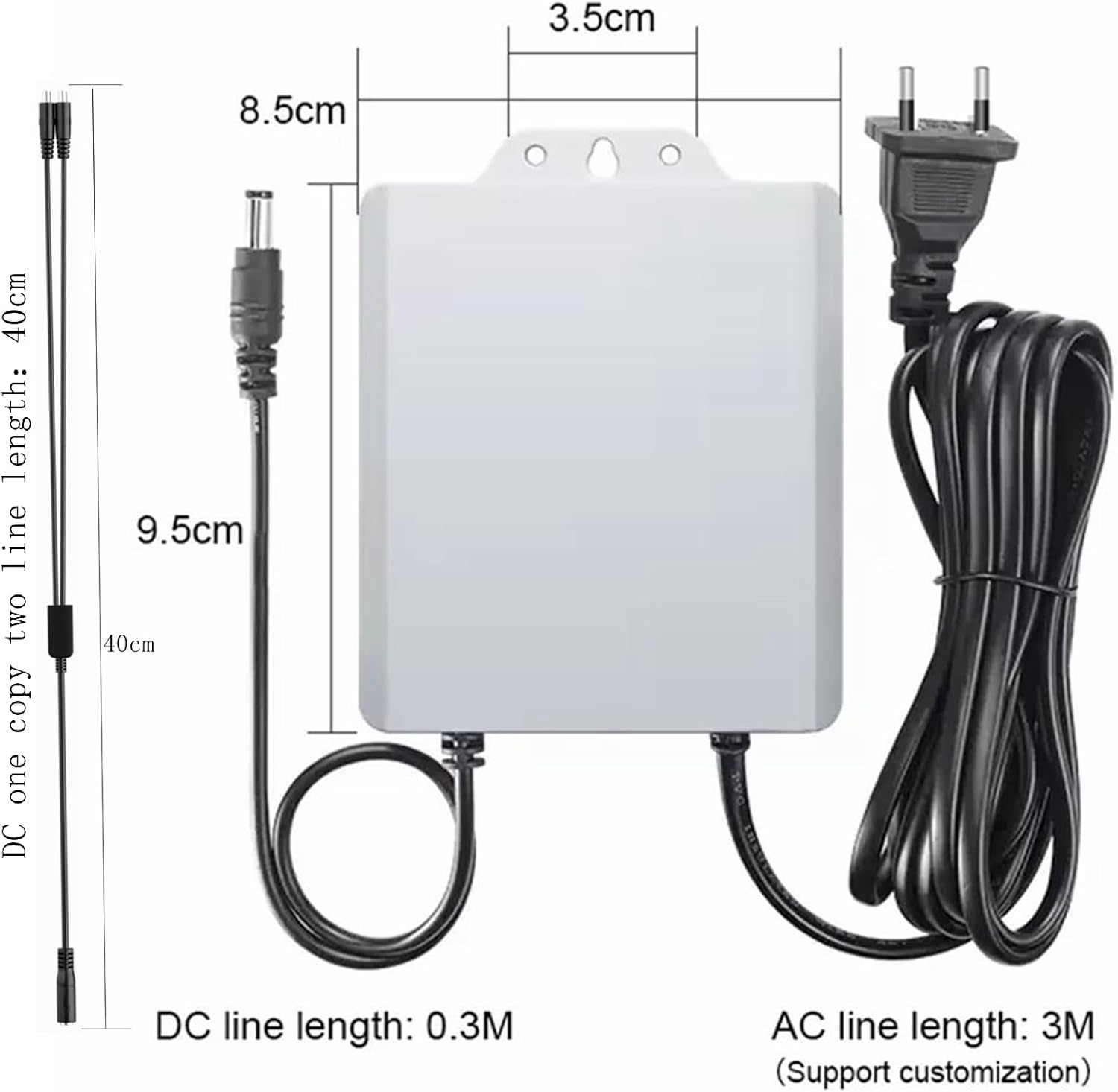 12V 2A Mini UPS Uninterruptible Power Supply 5400mAh DC Battery Backup for Security Cameras, WiFi Router, Modem, Access Control, Breast Pump & More
