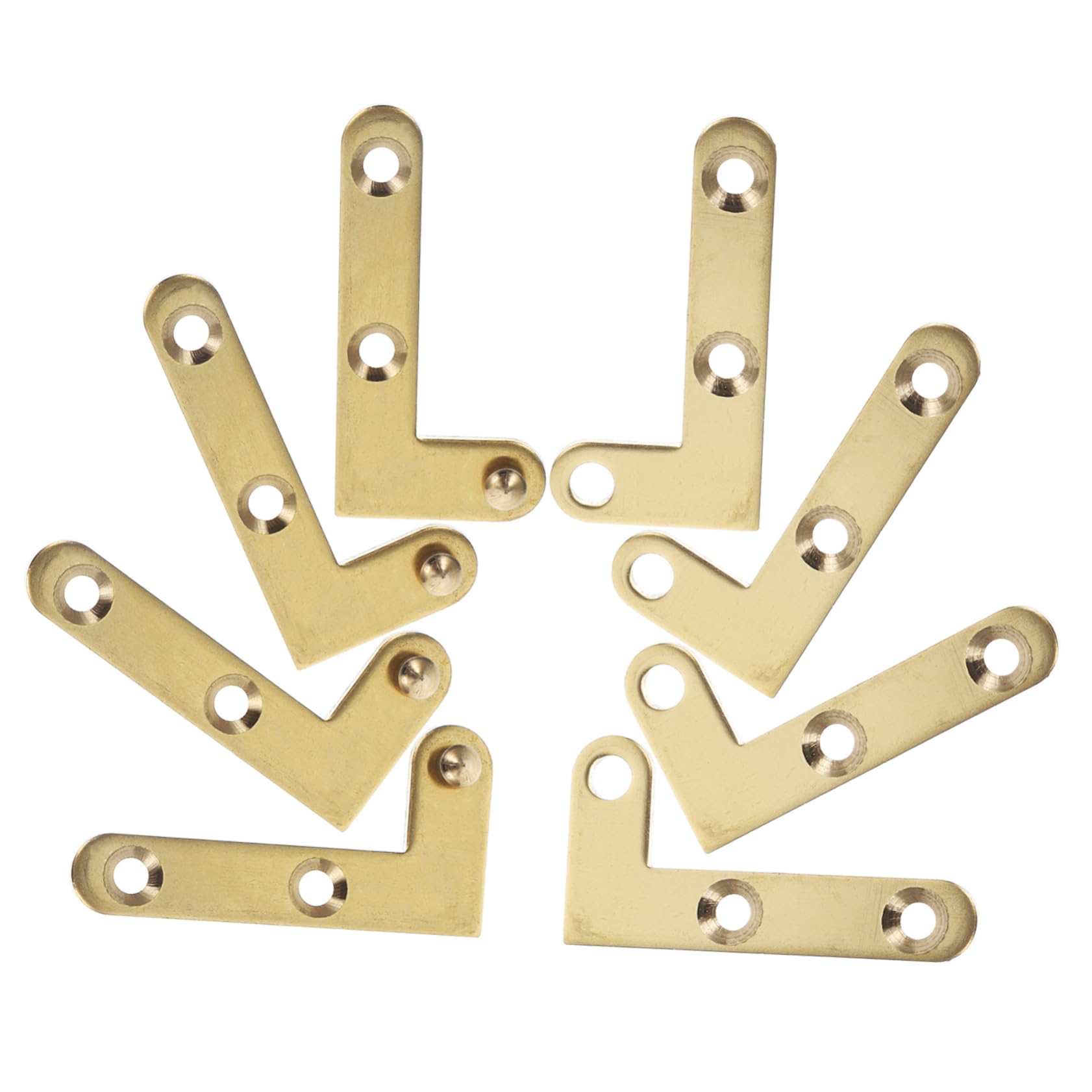 Pbhydfn Copper Hidden Door Hinge 4 Sets Rotatable 360 Degrees Silent Sturdy And Versatile For Cabinets French Doors And Secret Doors