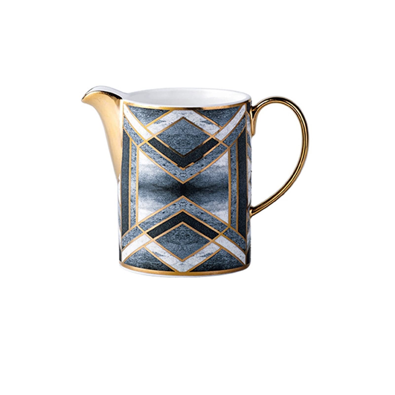 Sauce Boat Saucière Céramique Crème Crème Coupe de lait Coupe Graveuse Service de café Ensemble Convient au thé de l'après-midi ou aux amis de la fête 5.9 oz Verser Louche (Size : X)