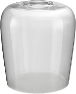 Aspen Creative 23531-60-1, Clear Glass Shade for Lighting Fixture/Vanity Light/Wall Light, Size: 5" D x 5-1/2" H, 1 Pack