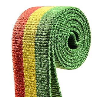 Amumu Jacquard ruban tissé Sangle de guitare avec extrémités en cuir de qualité supérieure, Bleu et blanc Reggae - Les Beatles, Paul McCartney, John Lennon, RIngo Starr, George Harrison Amumu Jacquard ruban tissé Sangle de guitare avec extrémités en cuir de qualité supérieure, Bleu et blanc Reggae – Image 5