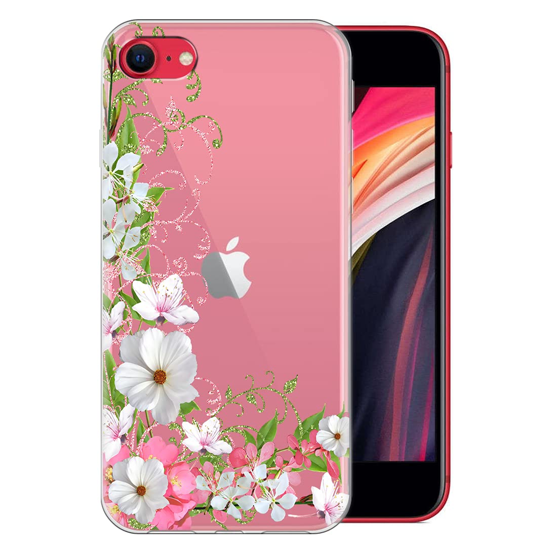 Nainz Designer Printed Soft Silicone Mobile Case Back Cover for iPhone