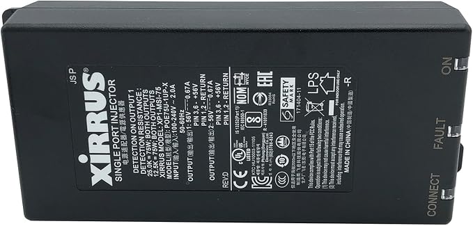 Xirrus POE75U-1UP-X Inyector PoE 56V 75W miniatura 4