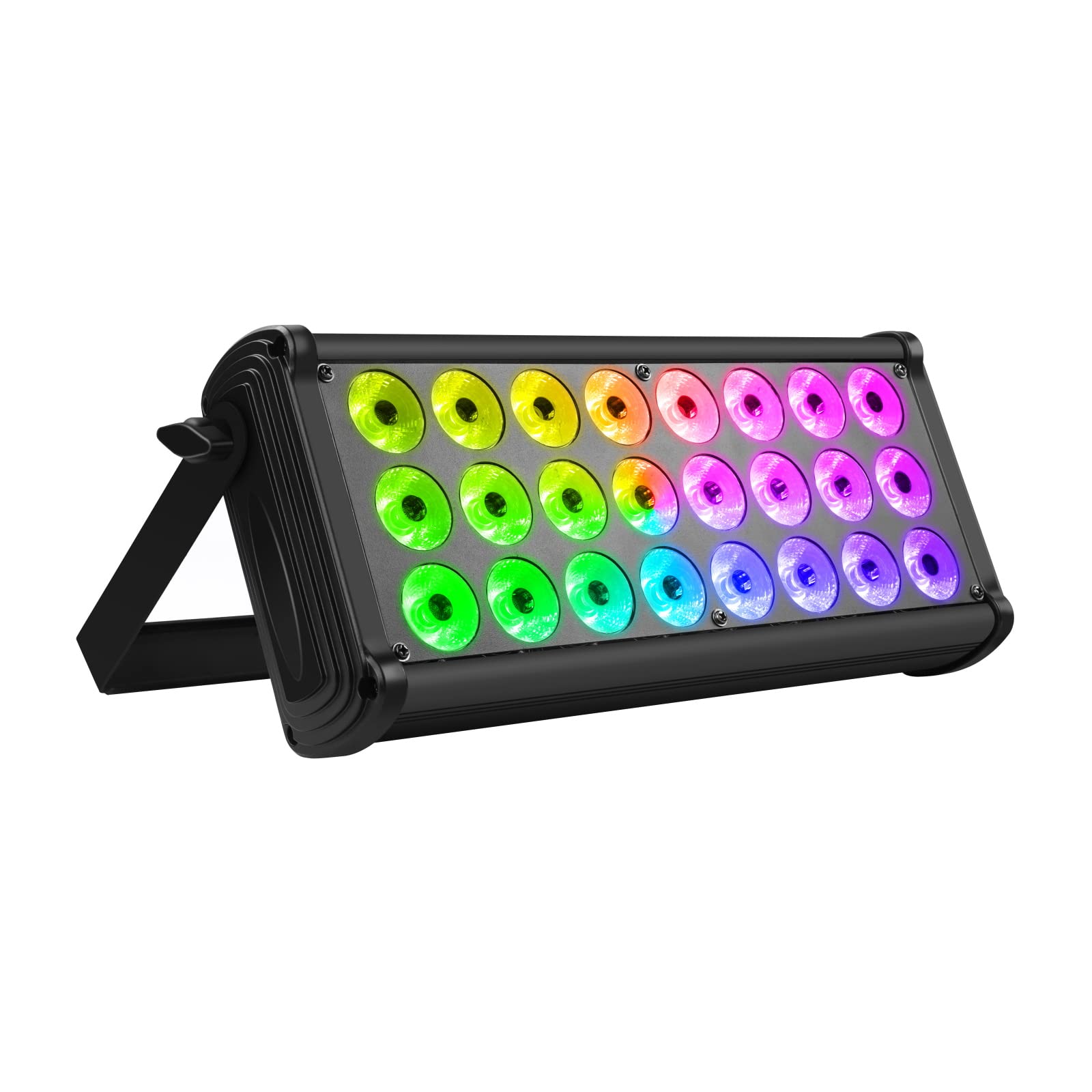 Aluminium 80W Mini Design Leuchte, 24 LED Lichteffekte, 1050 Lumen, 230V, Rackmontage, für Familie, KTV, Partys, Hochzeiten
