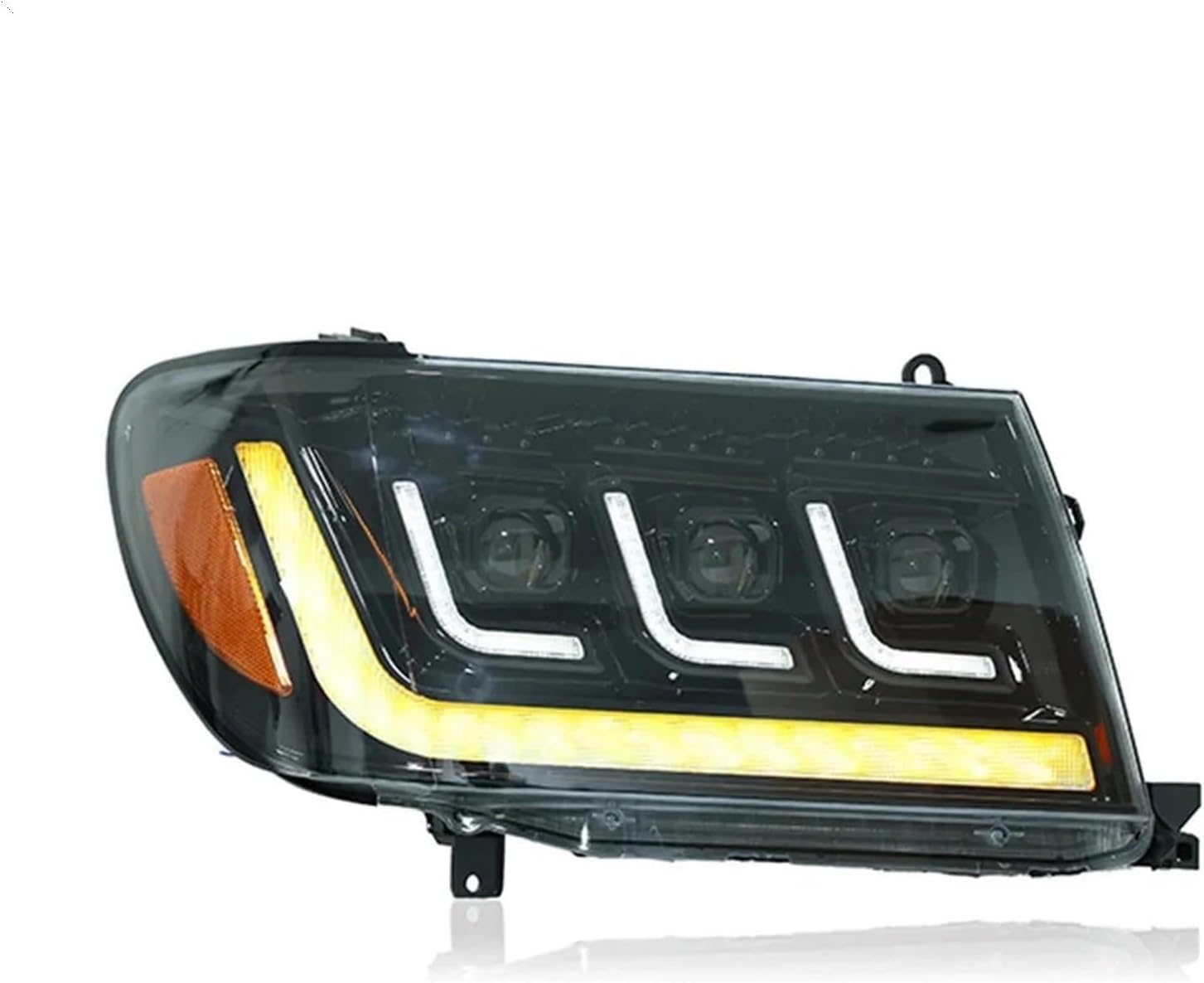 Car Lights Compatible For Toyota for Land for Cruiser LC100 Headlight 2002-2007 Headlights LC100 DRL Turn Signal High Beam Angel Eye Projector