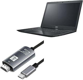 BoxWave Cable Compatible with Acer Chromebook Spin 311 (R721T) (Cable by BoxWave) - SmartDisplay Cable - USB Type-C to HDMI (6 ft), USB C/HDMI Cable for Acer Chromebook Spin 311 (R721T) - Jet Black