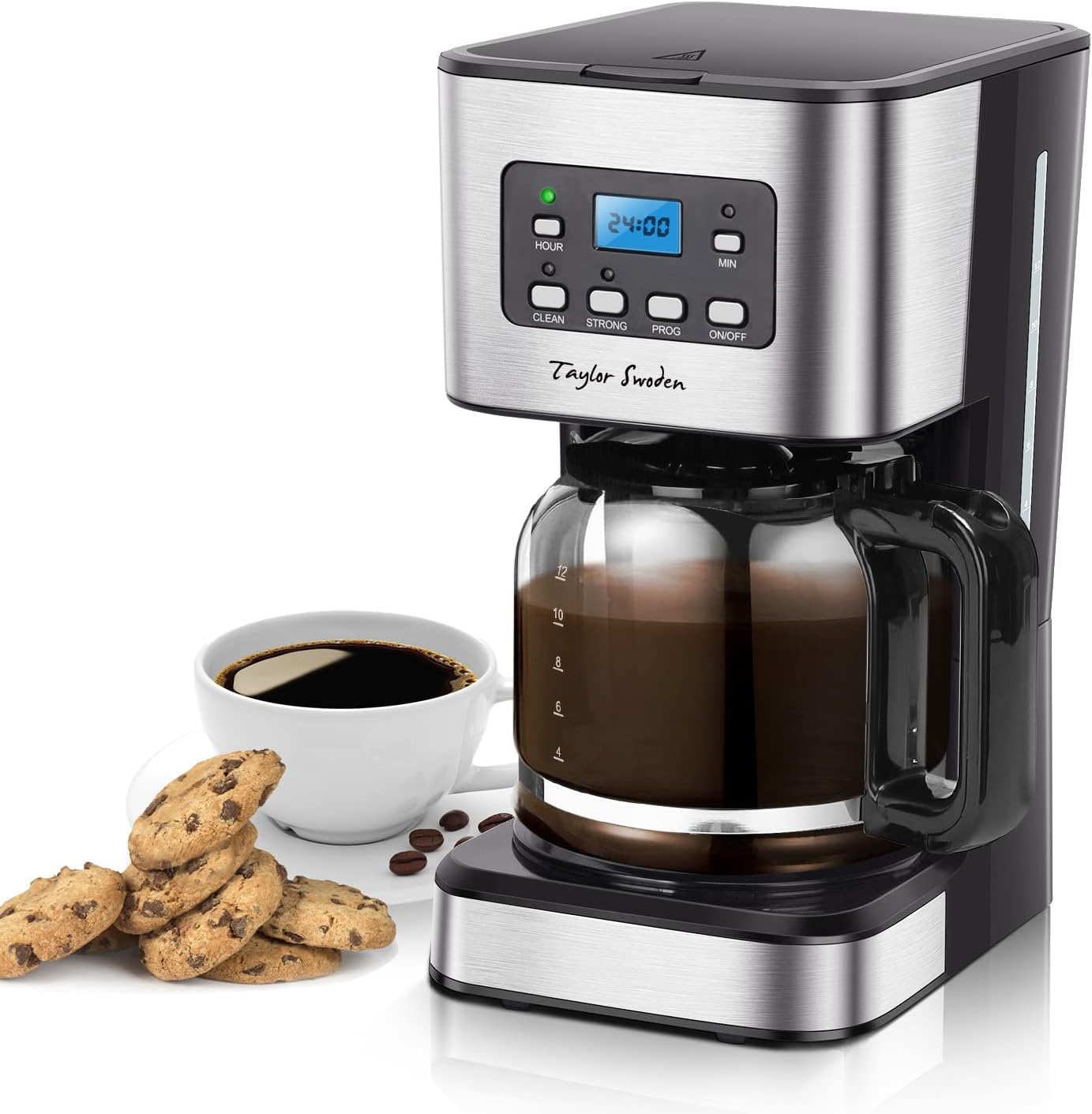 Taylor Swoden Filter Coffee Machine, Drip Coffee Maker with