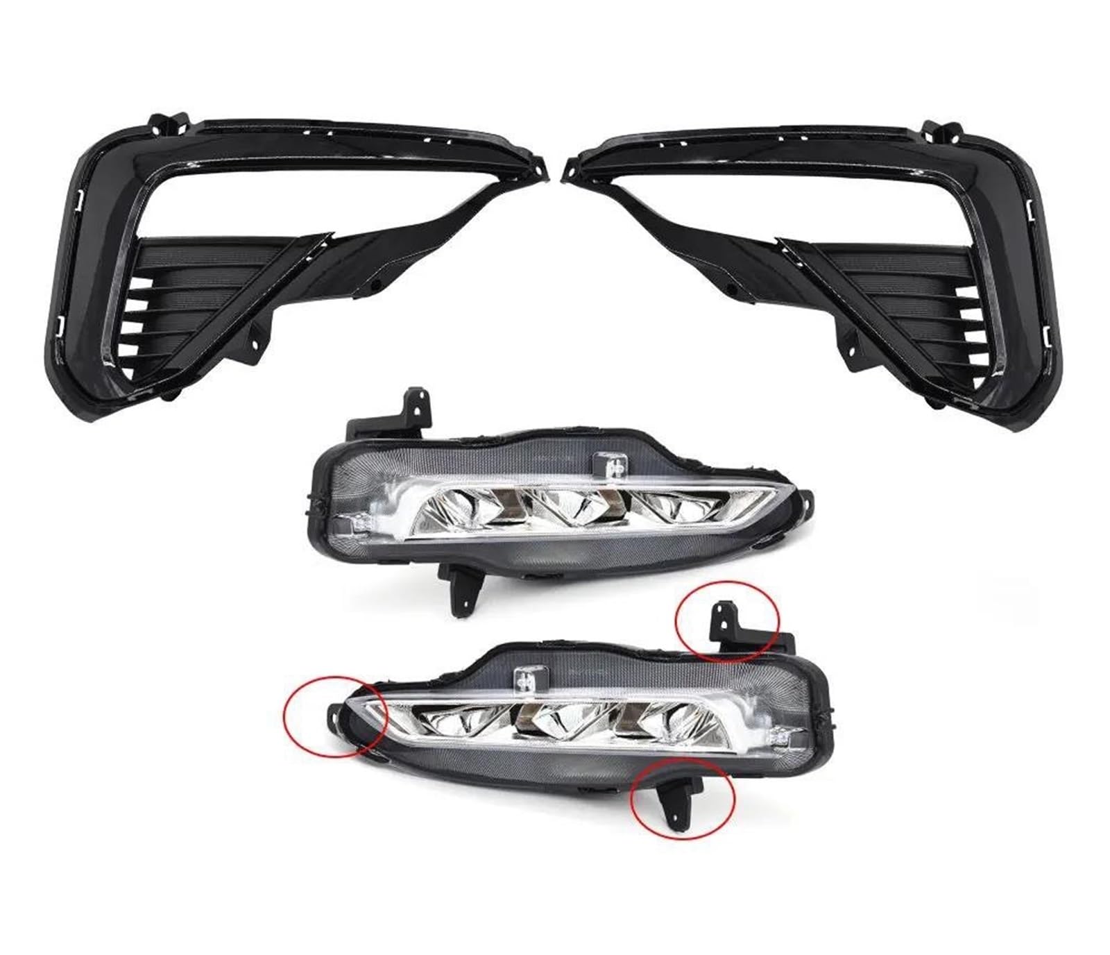 Intermitentes Automóviles Luces circulación diurna LED coche para Kia para Optima K5 2019 2020 DRL señal giro parachoques delantero conjunto lámpara antiniebla