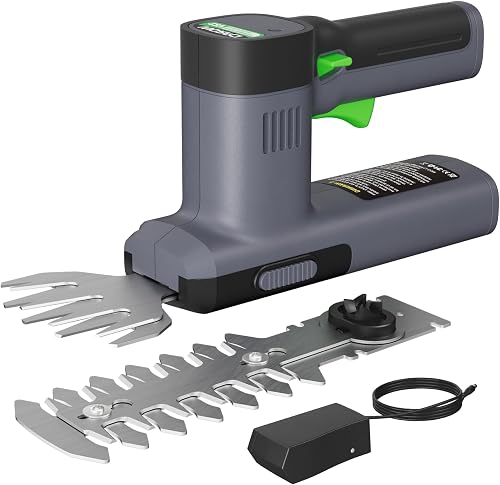 Cisaille à Gazon/Taille-haie sans Fil 12V avec Batterie 2 WORFCI