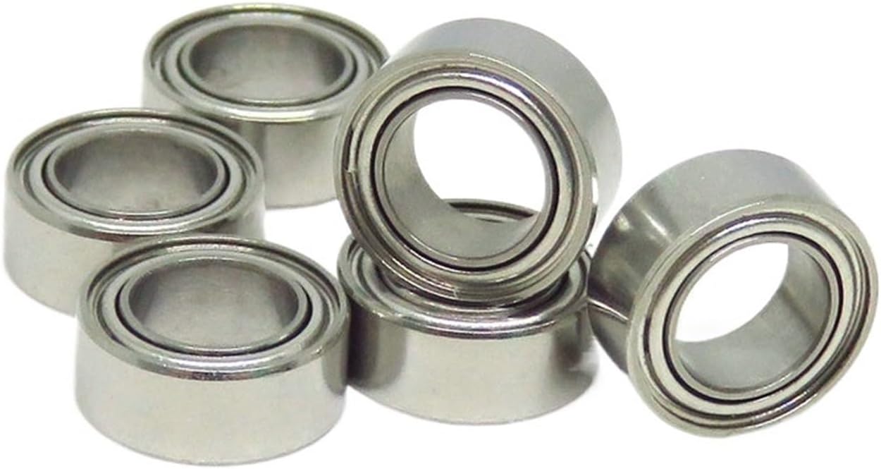 10pcs SR156 ZZ 4.763x7.938x3.175mm Hybrid Bearing SR156Z SR156C ABEC-7 3/16"x5/16"x1/8" Miniature RC Car and Reel Ceramic Bearing