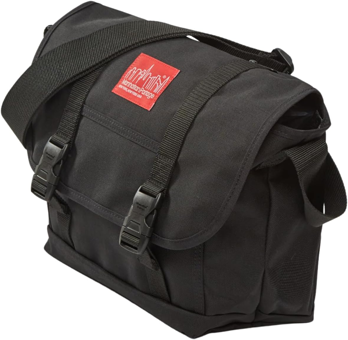 Manhattan Portage NY Messenger Bag With Adjustable Shoulder Strap Water Resistant Zippered Main Compartment 1000D Cordura