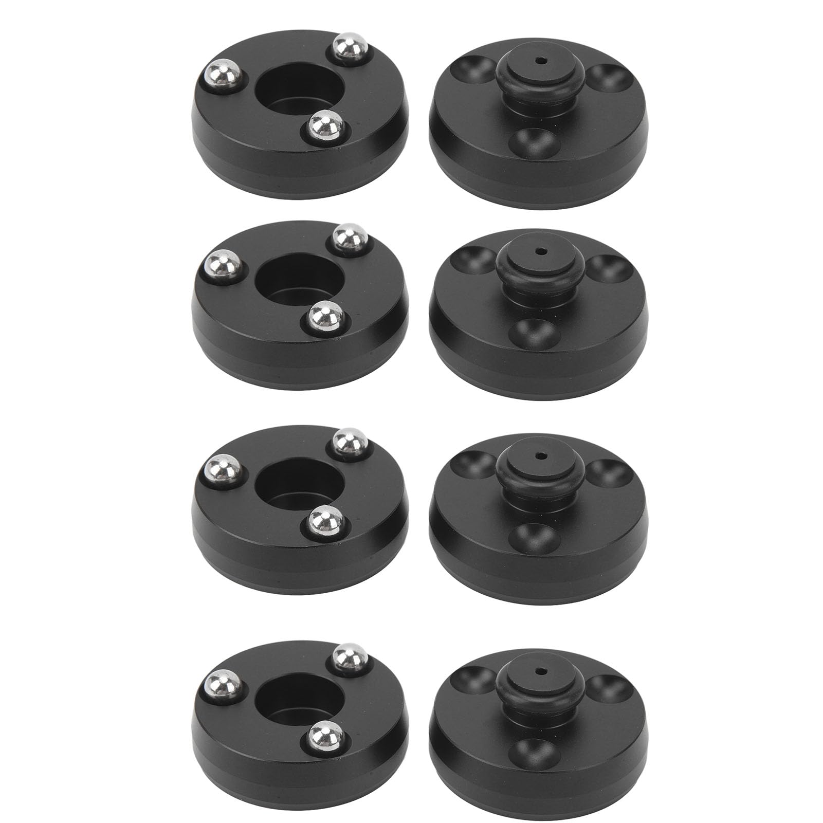 Tłumik drgań Głośnika HiFi Aluminiowe Podkładki Izolacyjne do Optymalizacji Dźwięku dla Audiofilów Materiał: Stop Aluminium Rozmiar: 39x24mm, 4 Sztuki, do Głośników, Subwooferów (IF4023B