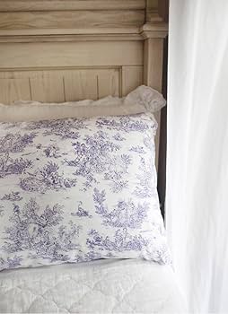 Amazon | フランス田園風景 アンティークトワルドジュイ パープル