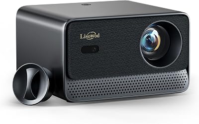 Beamer-4K [Kompatibel mit Netflix & Offizielle App] 2026 Neuer 1080PHD Mini-Smart Beamer-Heimkino mit eARC CEC, Autofokus Projektor WiFi6, Bluetooth, Dolby Audio Outdoor Projector