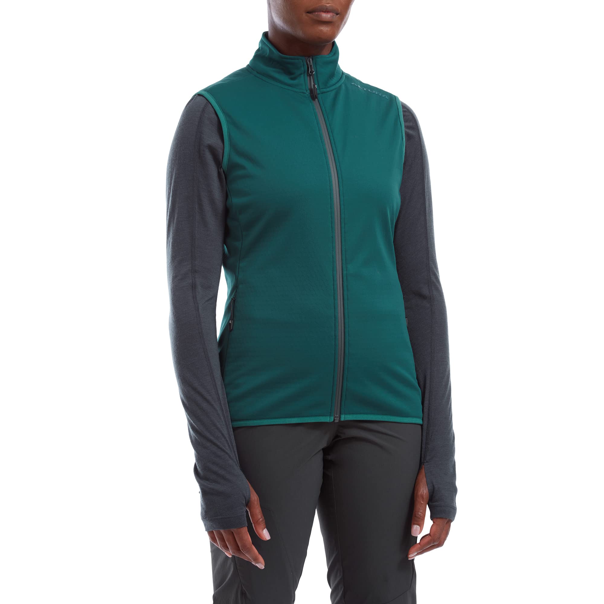 Altura Escalade Women's Softshell Gilet, Dark Green, 10