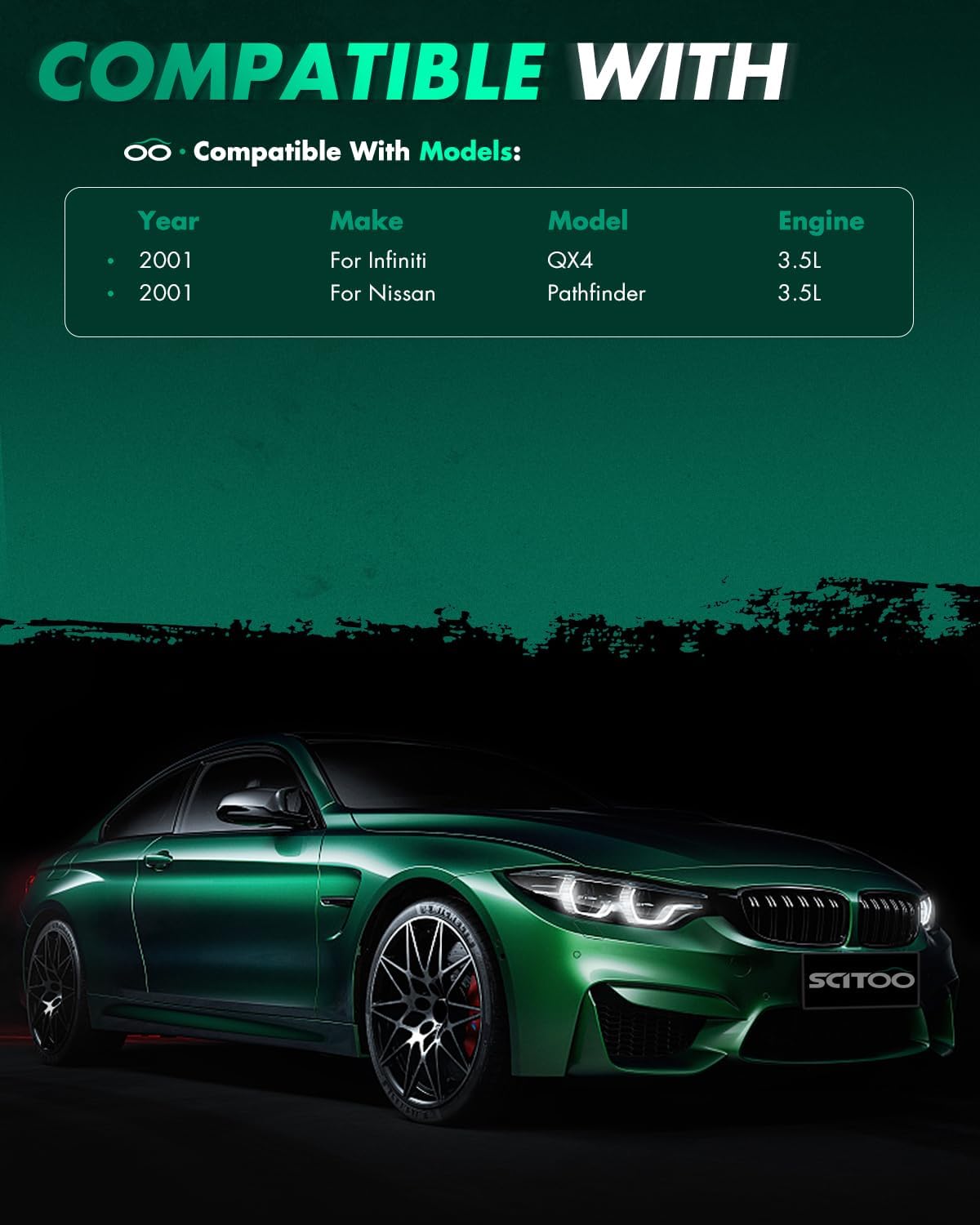 SCITOO Ignition Coil Coils Pack fits for Nissan Pathfinder 3.5L 2001 for Infiniti QX4 3.5L 2001 UF528 5C1477 E1028 set of 6