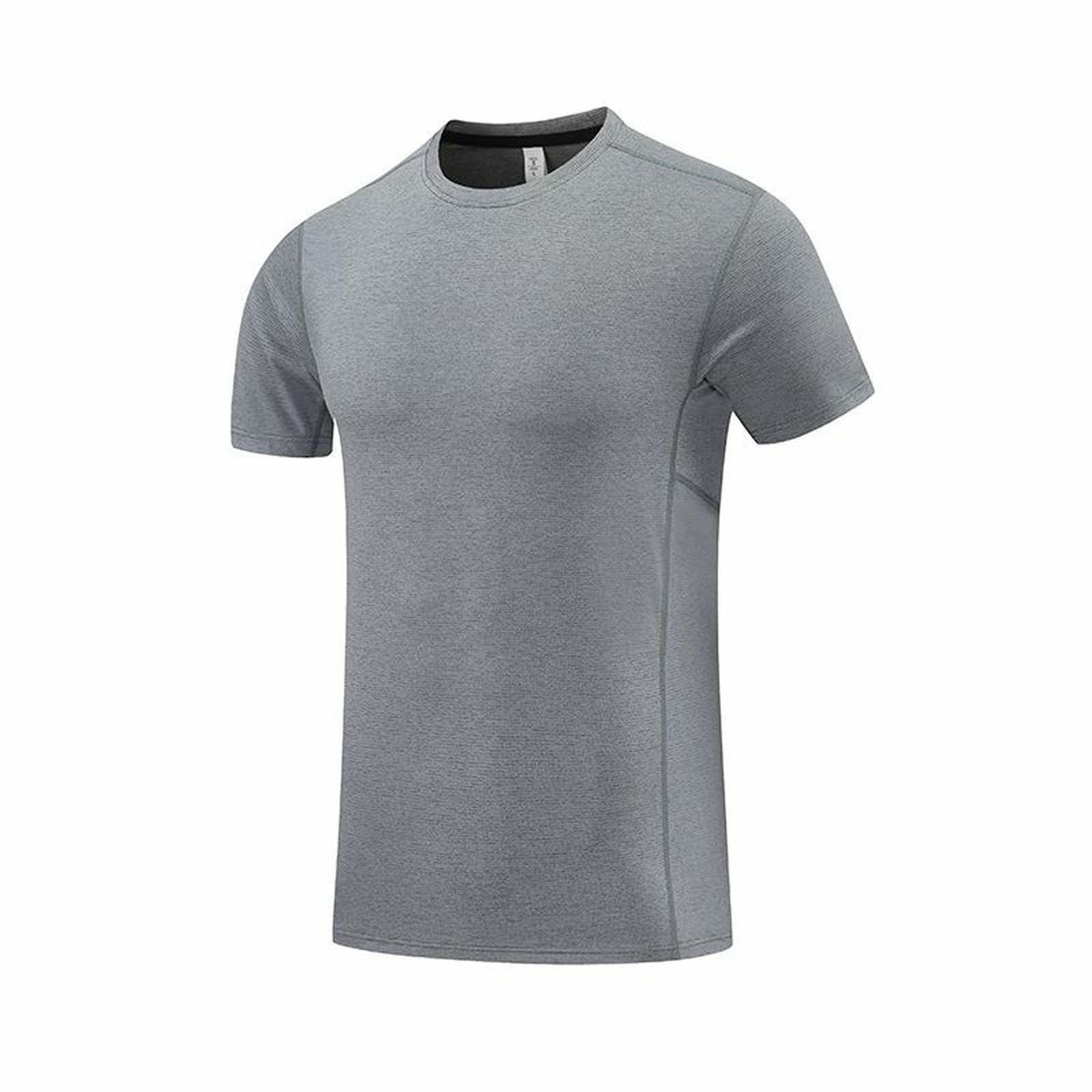 Męskie T-shirty Męska Szybkoschnąca Koszulka Fitness - Letnia Oddychająca Koszulka Z Okrągłym Dekoltem Z Krótkim Rękawem Do Biegania Sportów
