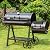 Sophia & William Heavy-Duty Charcoal Smoker Grills Extra Large Outdoor BBQ Gill with Offset Smoker, 941 SQ.IN. Cooking Area with Warming Tray,Push-out Ash Tray for Event Gathering, Black