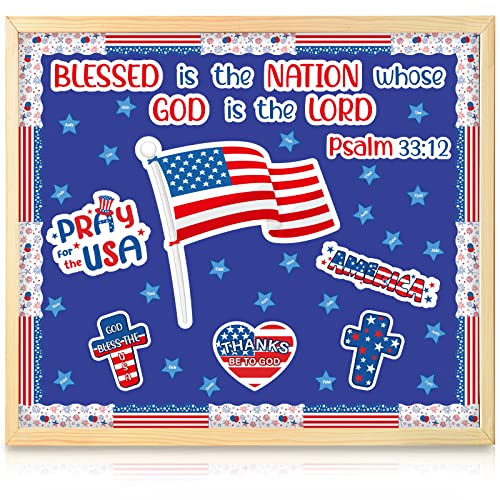 Kits de décoration de foi patriotique pour animer facilement vos cours du 4 juillet