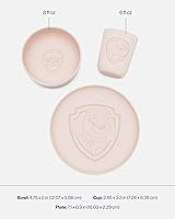 Vista 4 de Lalo PAW Patrol - Juego de vajilla para niños pequeños y niños, apto para lavavajillas, sin BPA, platos para niños, incluye cuenco, plato y taza, 3