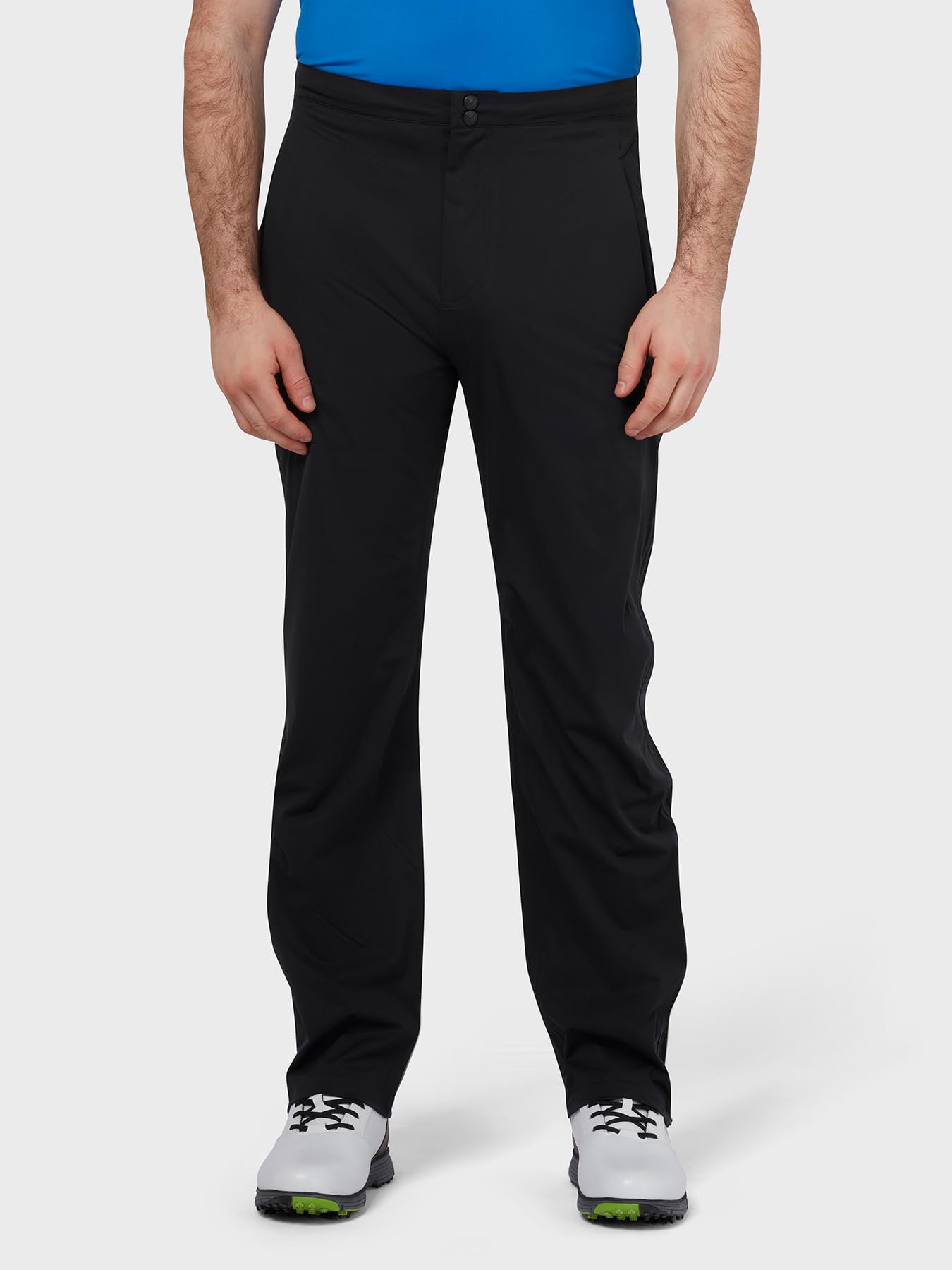 Callaway Pantalon de Golf pour Homme, imperméable, série météo, léger et Respirant, Noir Caviar